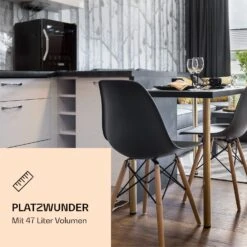 Beersafe L Onyx Kühlschrank 47 Liter 2 Böden Panoramaglastür. 10 Beersafe L Onyx Kühlschrank 47 Liter 2 Böden Panoramaglastür. -Klarstein 10032870 de 0002 logo