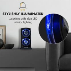 St. Gallen Premium Uhrenbeweger 2 Uhren 4 Geschwindigkeiten -Klarstein 10032887 yy 0008 logo Klarstein St Gallen Premium Uhrenbeweger schwarz reedit