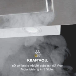 Athena Dunstabzugshaube 60cm Abluft: 350 M³/h LED Edelstahl 20 Athena Dunstabzugshaube 60cm Abluft: 350 M³/h LED Edelstahl -Klarstein 10032904 de 0008 logo