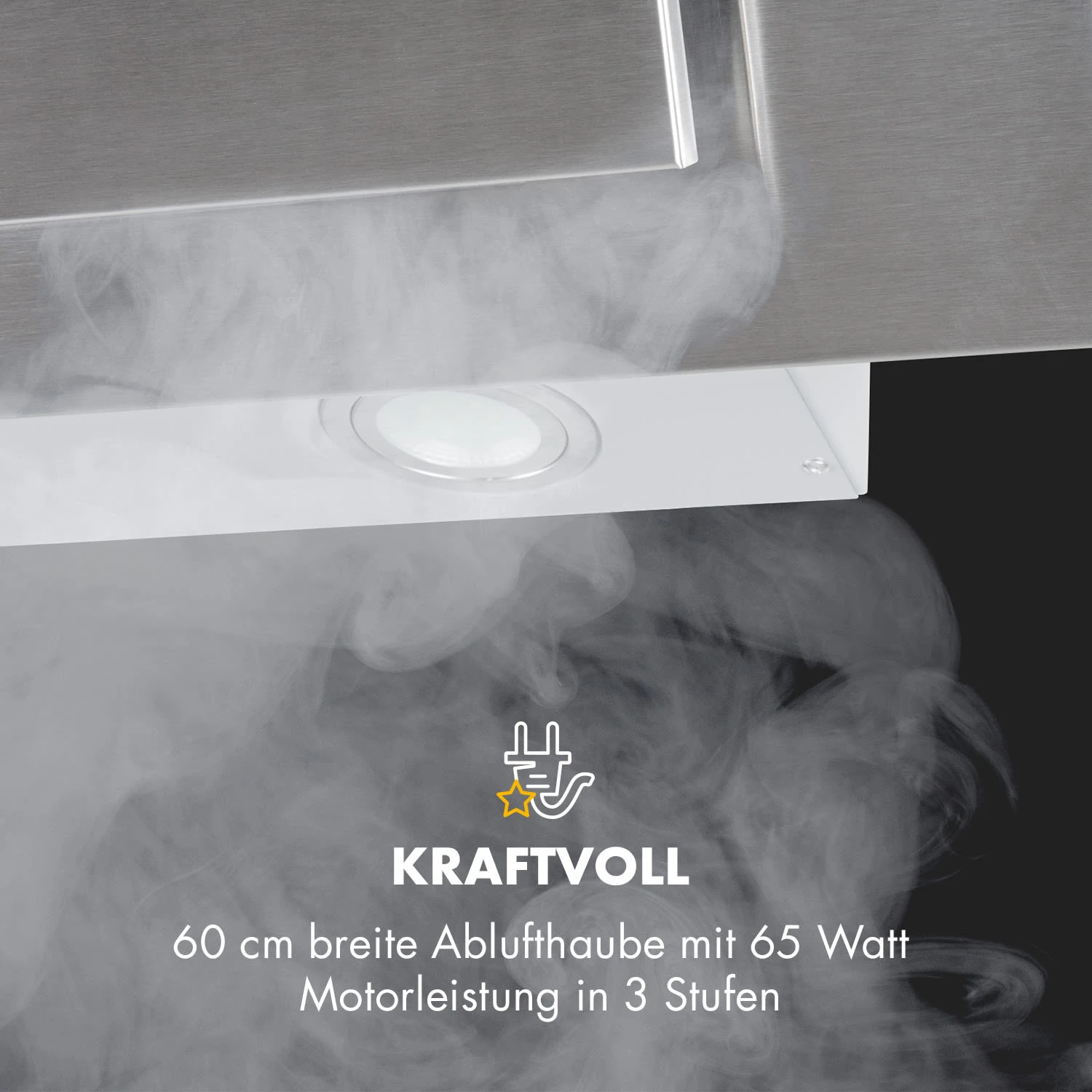 Athena Dunstabzugshaube 60cm Abluft: 350 M³/h LED Edelstahl 10 Athena Dunstabzugshaube 60cm Abluft: 350 M³/h LED Edelstahl – Bild 8