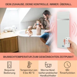 Hot Spot Crystal IR Heizpanel 45x120cm 17m² 850W 5-40°C LED IP24 11 Hot Spot Crystal IR Heizpanel 45x120cm 17m² 850W 5-40°C LED IP24 -Klarstein 10032942 de 0003 usp