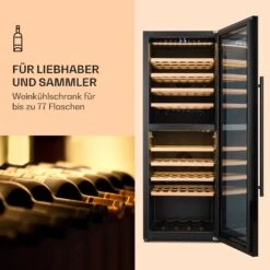 Barossa 77 Duo Weinkühlschrank 2 Zonen 191 L 77 Fl. Touch LED Schwarz 14 Barossa 77 Duo Weinkühlschrank 2 Zonen 191 L 77 Fl. Touch LED Schwarz -Klarstein 10032963 de 0003 logo