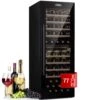 Barossa 77 Duo Weinkühlschrank 2 Zonen 191 L 77 Fl. Touch LED Schwarz -Klarstein 10032963 uk 0001 main