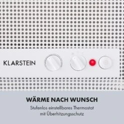 Hot Spot Wave Heizpanel 51x80cm 20m² 1000W Stufenlos IP24 Aluminium -Klarstein 10032994 de 0008 logo