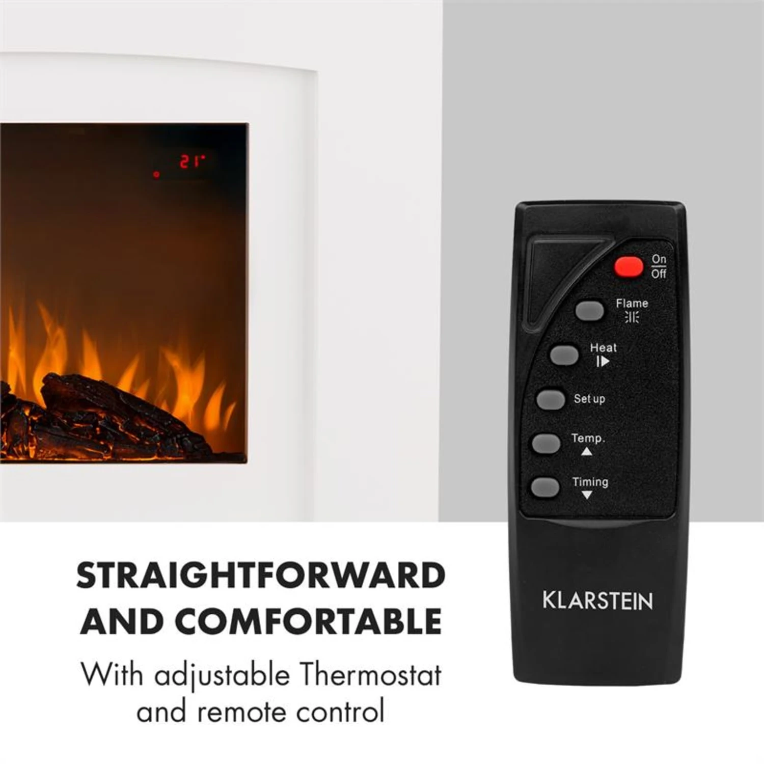 Aosta Light & Fire Elektrischer Kamin 1000/2000W Fernbedienung 5 Aosta Light & Fire Elektrischer Kamin 1000/2000W Fernbedienung – Bild 3