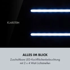 High Line Deckenhaube 77 Cm 410 M3/h 75W 3 Stufen Fernbedienung -Klarstein 10033053 de 0006 logo