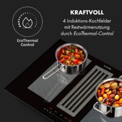 Full House Down Air System Induktionsherd + Dunstabzugshaube Schwarz 17 Full House Down Air System Induktionsherd + Dunstabzugshaube Schwarz -Klarstein 10033061 de 0005 logo