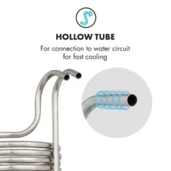 Chiller 12 Eintauchkühler Ø21,5 Cm 18 Schleifen 304 Edelstahl 9 Chiller 12 Eintauchkühler Ø21,5 Cm 18 Schleifen 304 Edelstahl -Klarstein 10033082 yy 0004 logo Klarstein Chiller 12 Eintauchkuehler 18 Schleifen