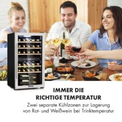 Vinamour 29 Duo Weinkühlschrank 2 Zonen 80L/29 Flaschen 5-22°C Touch 15 Vinamour 29 Duo Weinkühlschrank 2 Zonen 80L/29 Flaschen 5-22°C Touch -Klarstein 10033083 de 0004 logo