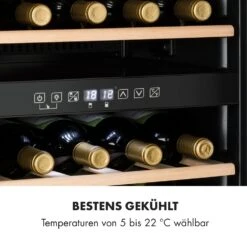 Vinamour 29 Duo Weinkühlschrank 2 Zonen 80L/29 Flaschen 5-22°C Touch 16 Vinamour 29 Duo Weinkühlschrank 2 Zonen 80L/29 Flaschen 5-22°C Touch -Klarstein 10033083 de 0005 logo