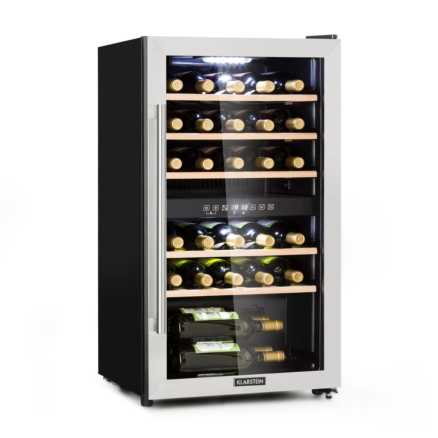 Vinamour 29 Duo Weinkühlschrank 2 Zonen 80L/29 Flaschen 5-22°C Touch 3 Vinamour 29 Duo Weinkühlschrank 2 Zonen 80L/29 Flaschen 5-22°C Touch
