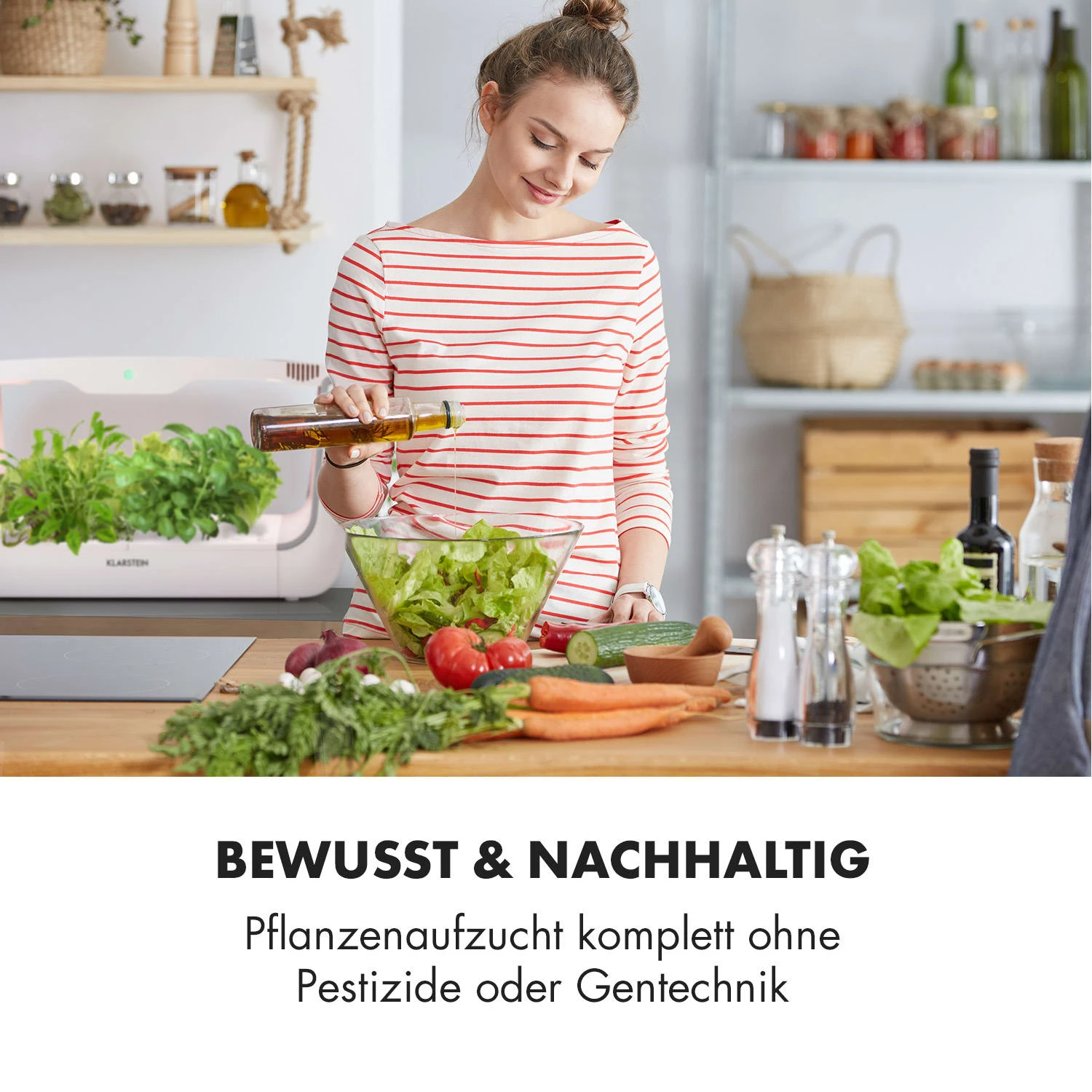 GrowIt Farm Smart Indoor Garden 28 Pflanzen 48W LED 8 Liter 4 GrowIt Farm Smart Indoor Garden 28 Pflanzen 48W LED 8 Liter – Bild 2