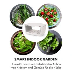 GrowIt Farm Smart Indoor Garden 28 Pflanzen 48W LED 8 Liter 17 GrowIt Farm Smart Indoor Garden 28 Pflanzen 48W LED 8 Liter -Klarstein 10033115 de 0004 logo