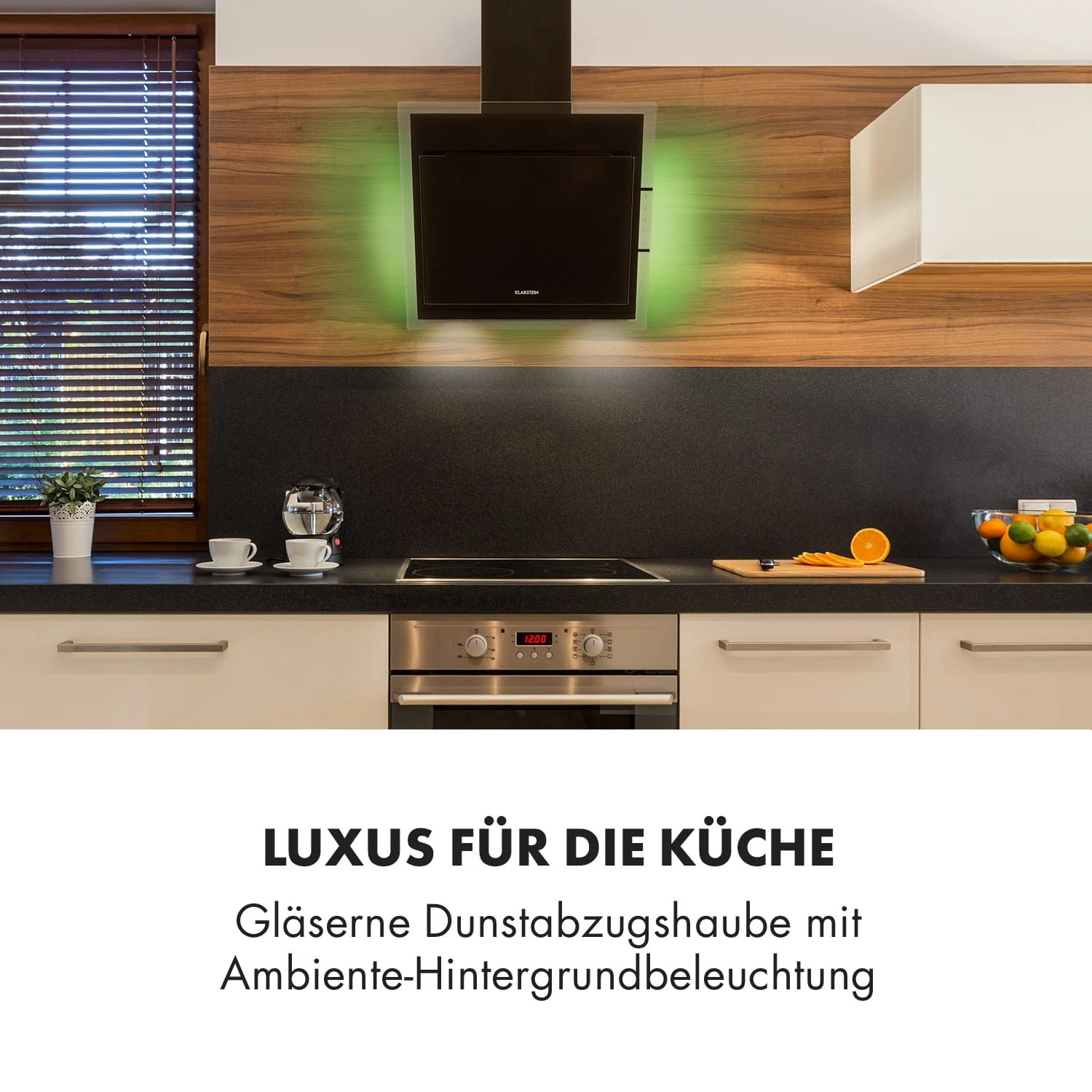 Mirage 60 Dunstabzugshaube 550m³/h Touch-Panel RGB-Ambiente-Licht Glas 4 Mirage 60 Dunstabzugshaube 550m³/h Touch-Panel RGB-Ambiente-Licht Glas – Bild 2