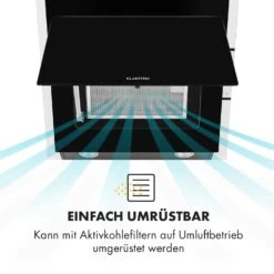 Mirage 60 Dunstabzugshaube 550m³/h Touch-Panel RGB-Ambiente-Licht Glas 17 Mirage 60 Dunstabzugshaube 550m³/h Touch-Panel RGB-Ambiente-Licht Glas -Klarstein 10033116 de 0006 logo