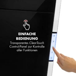 Mirage 60 Dunstabzugshaube 550m³/h Touch-Panel RGB-Ambiente-Licht Glas 19 Mirage 60 Dunstabzugshaube 550m³/h Touch-Panel RGB-Ambiente-Licht Glas -Klarstein 10033116 de 0008 logo