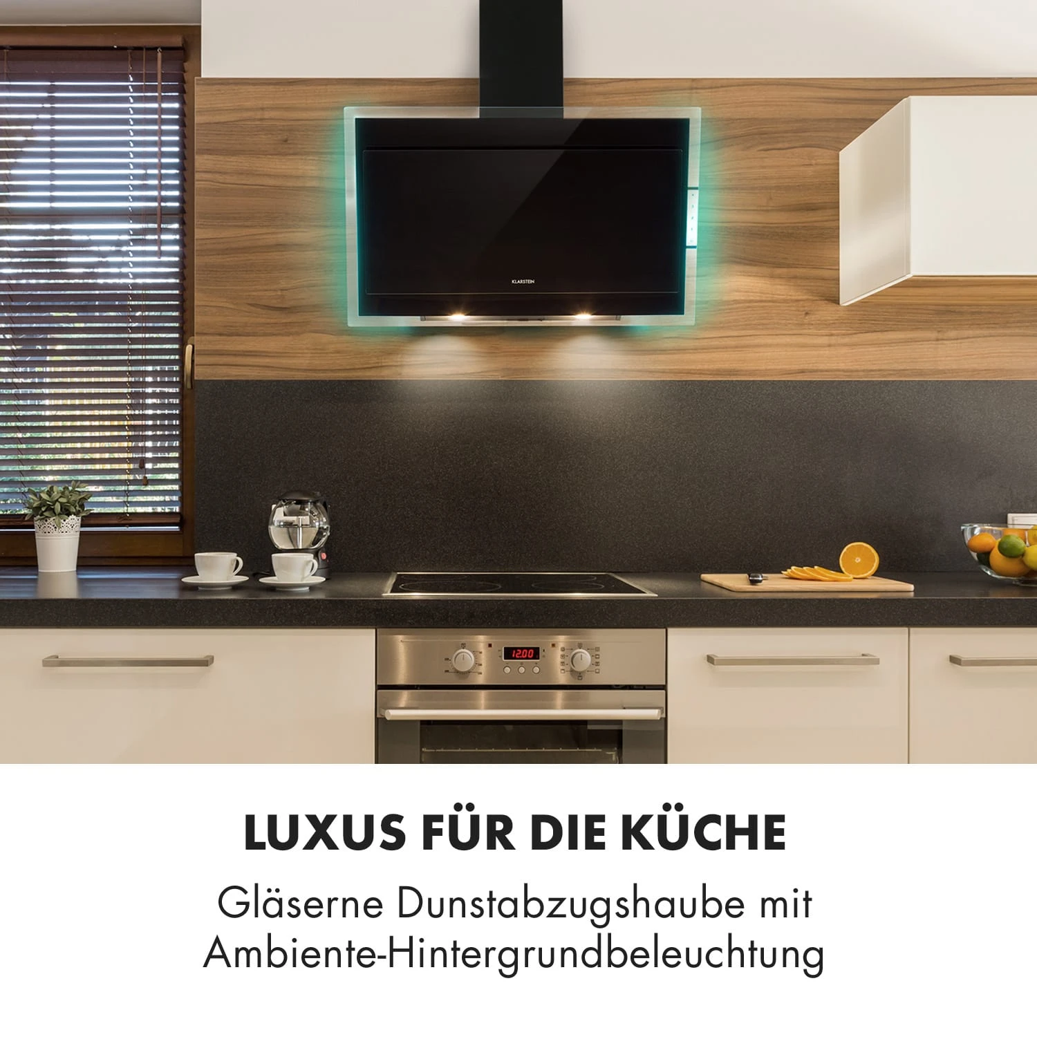 Mirage 90 Dunstabzugshaube 550 M³/h Touch-Panel RGB-Ambiente-Licht A++ 4 Mirage 90 Dunstabzugshaube 550 M³/h Touch-Panel RGB-Ambiente-Licht A++ – Bild 2