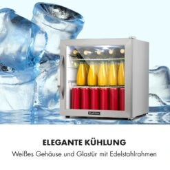 Beersafe L Crystal White Kühlschrank 47 Ltr 2 Böden Glastür Edelstahl 14 Beersafe L Crystal White Kühlschrank 47 Ltr 2 Böden Glastür Edelstahl -Klarstein 10033121 de 0004 logo