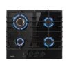 Ignito 4 Zonen Gaskochfeld 4-flammig Sabaf-Brenner Glaskeramik Schwarz -Klarstein 10033132 yy 0001 titel