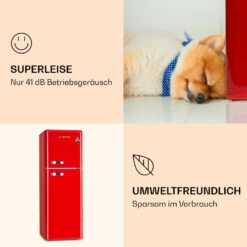 Audrey Kühl- & Gefrierkombination 97l/39l Retro-Look 2 Böden 15 Audrey Kühl- & Gefrierkombination 97l/39l Retro-Look 2 Böden -Klarstein 10033193 de 0006 logo