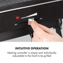 Porterhouse Elektrogrill 2200W Antihaft-Grillfläche Schwarz 17 Porterhouse Elektrogrill 2200W Antihaft-Grillfläche Schwarz -Klarstein 10033322 yy 0007 logo Klarstein Porterhouse Elektrogrill 2200W schwarz