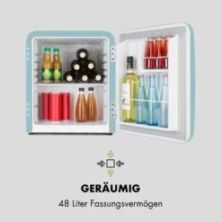 Audrey Mini Retro-Kühlschrank 48l 2 Ebenen -Klarstein 10033346 de 0007 logo