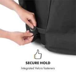 Beef Brisket Wetterschutzhaube Oxford Canvas Schwarz -Klarstein 10033461 yy 0004 logo Fabric cover for OGA032