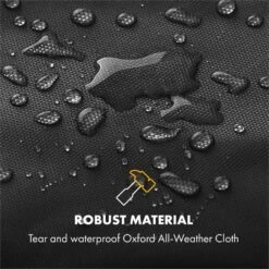 Beef Brisket Wetterschutzhaube Oxford Canvas Schwarz -Klarstein 10033461 yy 0005 logo Fabric cover for OGA032