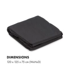 Beef Brisket Wetterschutzhaube Oxford Canvas Schwarz -Klarstein 10033461 yy 0006 logo Fabric cover for OGA032