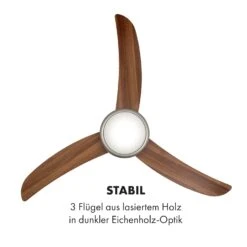 El Paso 2-in-1 Ventilator & Deckenlampe Ø132 Cm 10.344 M³/h 49 DB 15 El Paso 2-in-1 Ventilator & Deckenlampe Ø132 Cm 10.344 M³/h 49 DB -Klarstein 10033494 de 0006 logo