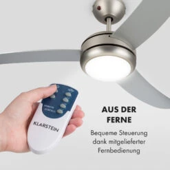 El Paso Deckenventilator & Lampe Ø 132 Cm 10.344 M³/h 180 U/min 49 DB -Klarstein 10033495 de 0003 logo