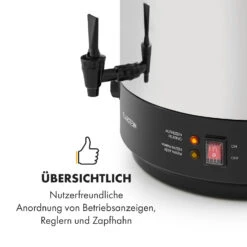 KonfiStar 40 Einkochautomat Getränkespender 2500W 40L Edelstahl 17 KonfiStar 40 Einkochautomat Getränkespender 2500W 40L Edelstahl -Klarstein 10033524 de 0006 logo