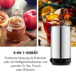KonfiStar 60 Einkochautomat Getränkespender 2500W 60L 110°C 120min 18 KonfiStar 60 Einkochautomat Getränkespender 2500W 60L 110°C 120min -Klarstein 10033526 de 0007 logo