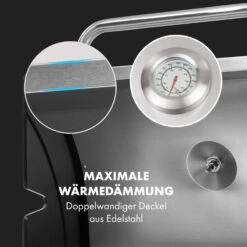 Gazooka 3.0T BBQ Grill 3x3kW Brenner 4 Rollen Edelstahl 19 Gazooka 3.0T BBQ Grill 3x3kW Brenner 4 Rollen Edelstahl -Klarstein 10033533 de 0007 logo