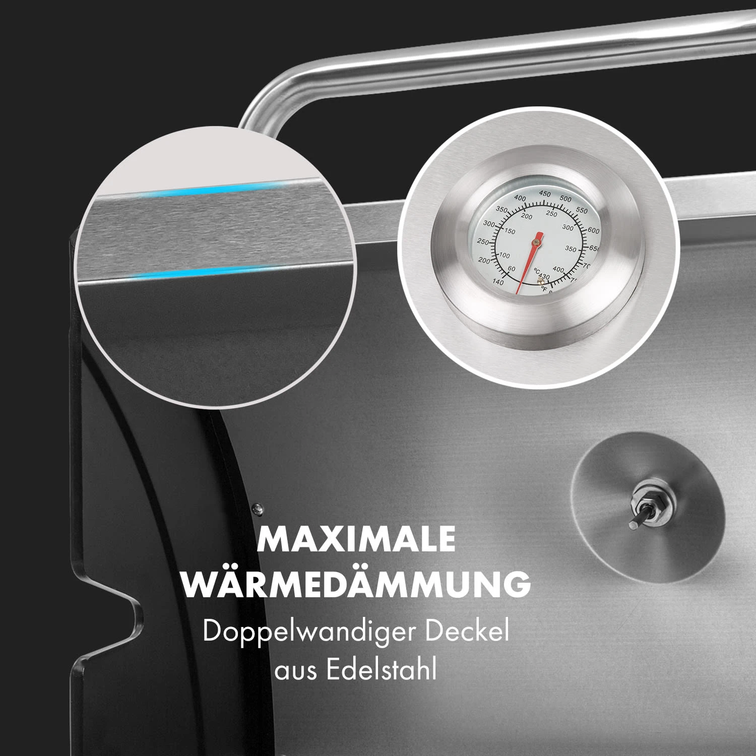 Gazooka 3.0T BBQ Grill 3x3kW Brenner 4 Rollen Edelstahl 9 Gazooka 3.0T BBQ Grill 3x3kW Brenner 4 Rollen Edelstahl – Bild 7