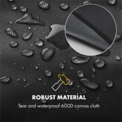 Hot & Hot Wetterschutzhaube 600D Canvas 30/70% PE/PVC Schwarz 11 Hot & Hot Wetterschutzhaube 600D Canvas 30/70% PE/PVC Schwarz -Klarstein 10033537 yy 0005 logo Klarstein Hot and Hot Wetterschutzhaube schwarz