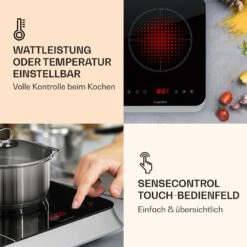 InnoChef Induktionskochfeld 3400W Touch Control Glaskeramik -Klarstein 10033593 de 0004 logo