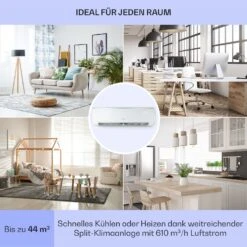 Windwaker Eco Split-Klimaanlage 9.000 BTU/2,7 KW Luftdurchsatz 610 M³/h Max. A++ 14 Windwaker Eco Split-Klimaanlage 9.000 BTU/2,7 KW Luftdurchsatz 610 M³/h Max. A++ -Klarstein 10033600 de 0005 usp