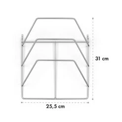Vendetta 3.0 TI Rack Verchromter Stahl Einfach Anzubringen Zubehör -Klarstein 10033618 yy 0004 logo Klarstein Vendetta TI Rack