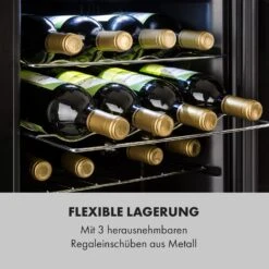Shiraz 16 Uno Weinkühlschrank 42l Touch-Bedienfeld 131W 5-18°C 18 Shiraz 16 Uno Weinkühlschrank 42l Touch-Bedienfeld 131W 5-18°C -Klarstein 10033622 de 0007 logo