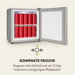 Secret Cool Mini-Kühlschrank Mini-Bar 13l 22dB 2 Etagen 17 Secret Cool Mini-Kühlschrank Mini-Bar 13l 22dB 2 Etagen -Klarstein 10033705 de 0006 logo
