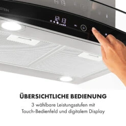 Colette Dunstabzugshaube 90cm 600m³/h EEK A Edelstahl Silber 17 Colette Dunstabzugshaube 90cm 600m³/h EEK A Edelstahl Silber -Klarstein 10033776 de 0004 logo