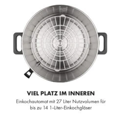 Lady Marmalade Einkochautomat Getränkespender 27L 100°C 12h Edelstahl 19 Lady Marmalade Einkochautomat Getränkespender 27L 100°C 12h Edelstahl -Klarstein 10033825 de 0008 logo