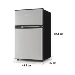 Big Daddy Cool Kühl-Gefrierkombination 61/25 Liter 2 Ebenen Edelstahl 24 Big Daddy Cool Kühl-Gefrierkombination 61/25 Liter 2 Ebenen Edelstahl -Klarstein 10034005 yy 0011 logo Klarstein Big Daddy Cool Kuehl Gefrierkombination