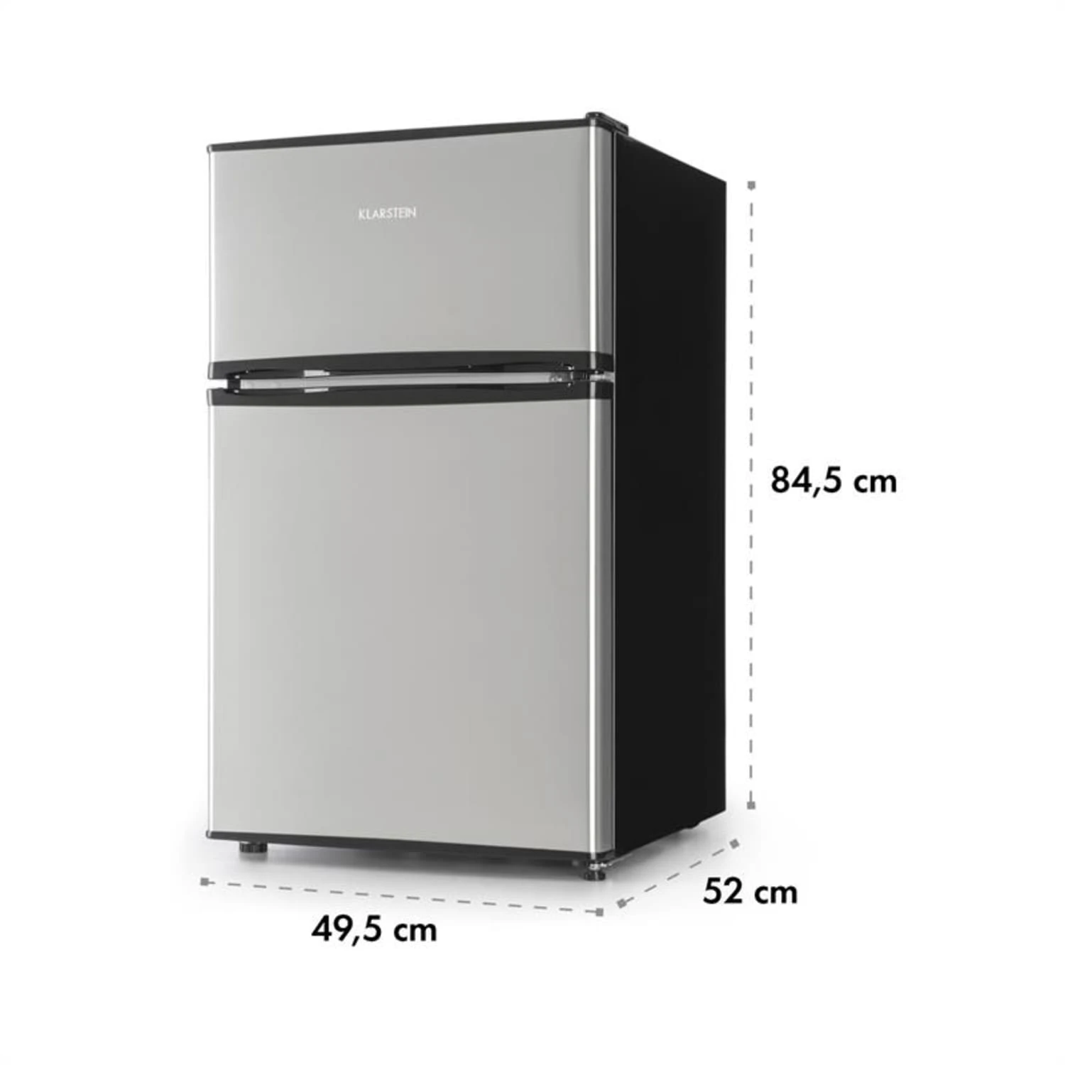 Big Daddy Cool Kühl-Gefrierkombination 61/25 Liter 2 Ebenen Edelstahl 13 Big Daddy Cool Kühl-Gefrierkombination 61/25 Liter 2 Ebenen Edelstahl – Bild 11