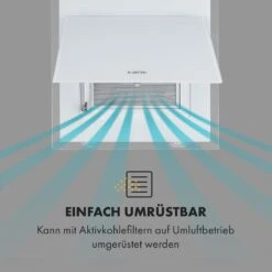 Mirage 60 Dunstabzugshaube 550 M³/h Touch-Panel Ambient EEC A++ Weiß 18 Mirage 60 Dunstabzugshaube 550 M³/h Touch-Panel Ambient EEC A++ Weiß -Klarstein 10034151 de 0006 logo