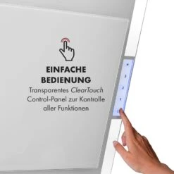 Mirage 60 Dunstabzugshaube 550 M³/h Touch-Panel Ambient EEC A++ Weiß 20 Mirage 60 Dunstabzugshaube 550 M³/h Touch-Panel Ambient EEC A++ Weiß -Klarstein 10034151 de 0008 logo