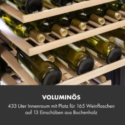 Vinovilla Grande 165 Built-in Uno Onyx Weinkühlschrank 433 Ltr 165 Fl. 14 Vinovilla Grande 165 Built-in Uno Onyx Weinkühlschrank 433 Ltr 165 Fl. -Klarstein 10034156 de 0005 logo
