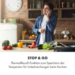 Delicatessa 3 Flex Induktionskochfeld 3 Zonen 6600W Flexzone Schwarz 20 Delicatessa 3 Flex Induktionskochfeld 3 Zonen 6600W Flexzone Schwarz -Klarstein 10034194 de 0008 logo