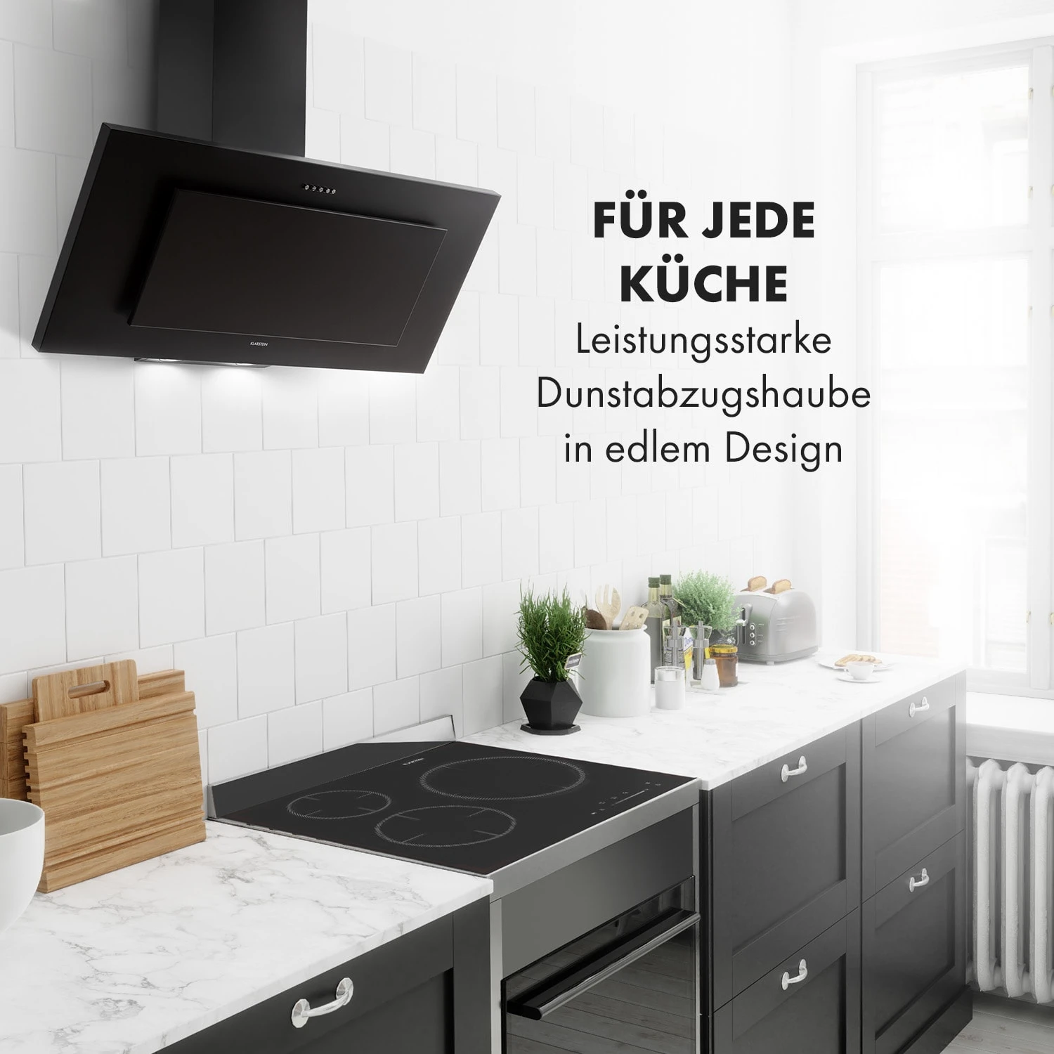 Athena 90 Dunstabzugshaube 90cm 300m³/h 69W Edelstahl 4 Athena 90 Dunstabzugshaube 90cm 300m³/h 69W Edelstahl – Bild 2